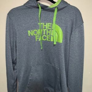 Men’s neon North Face Hoodie